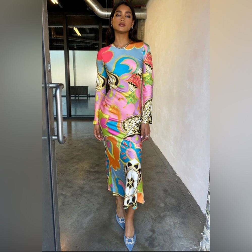 NEVER FULLY DRESSED Soho Jodie DRESS in multi